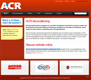 ACR Airconditioning Nieuwe website